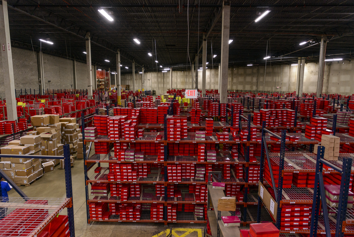 Open stock storage